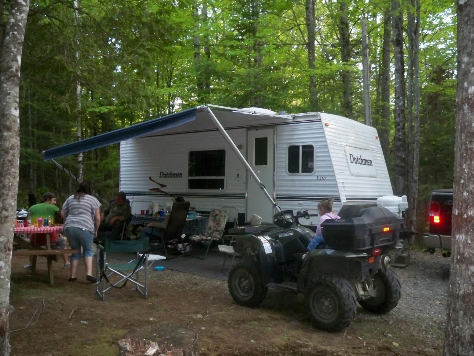 Sleeping Bear Campground in spring