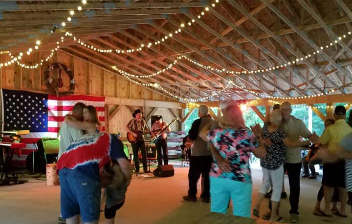 Live music under the pavilion
